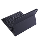 A11B Lambskin Texture ultra-thin Bluetooth Keyboard Leather Case with Pen Holder
