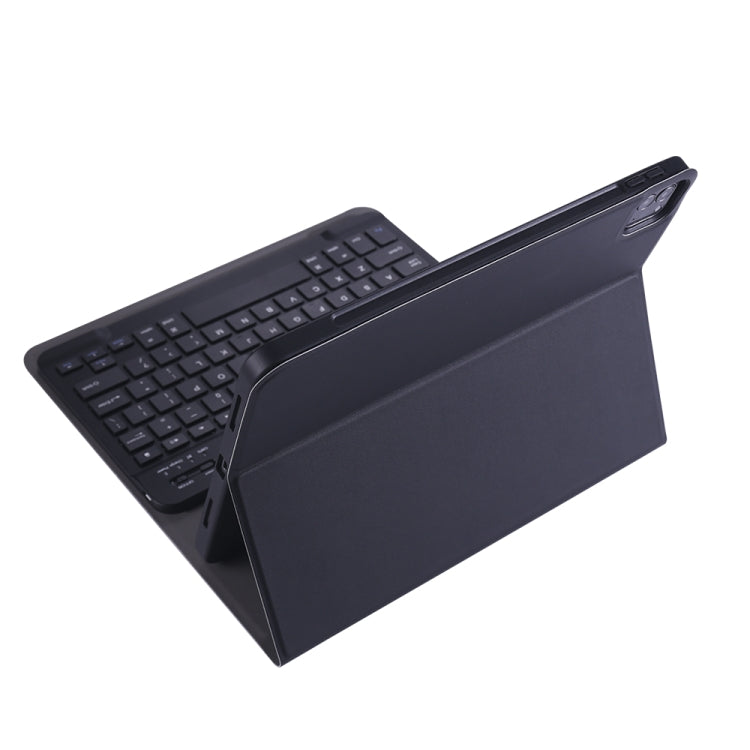 A11B Lambskin Texture ultra-thin Bluetooth Keyboard Leather Case with Pen Holder