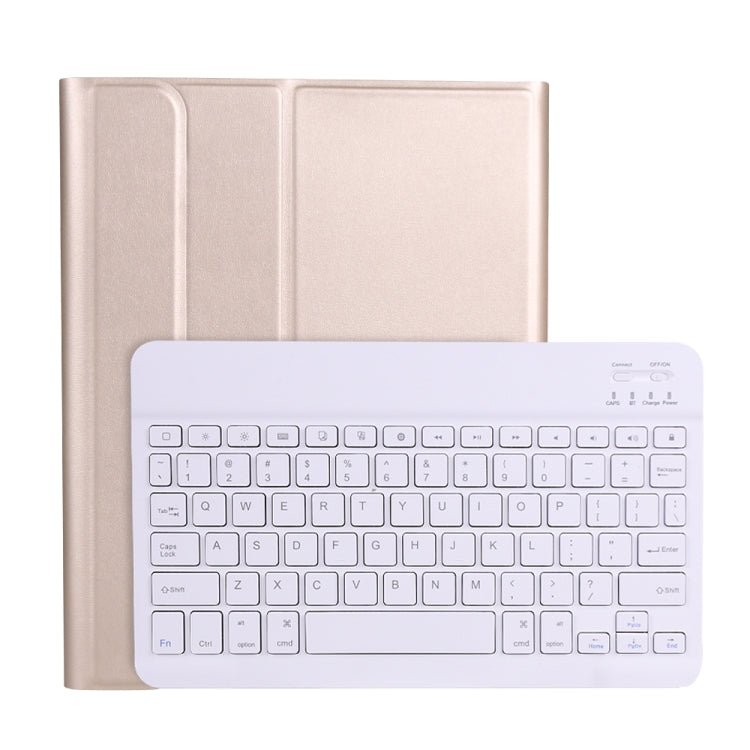A11B Lambskin Texture ultra-thin Bluetooth Keyboard Leather Case with Pen Holder