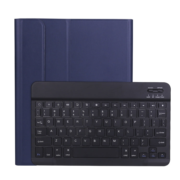 A11B Lambskin Texture ultra-thin Bluetooth Keyboard Leather Case with Pen Holder