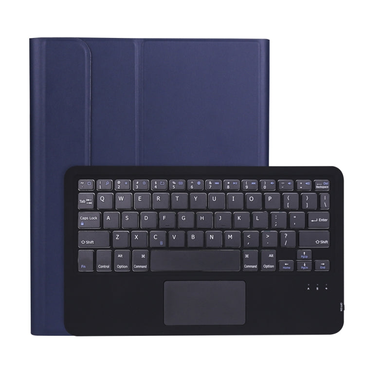 A11B-A Lambskin Texture ultra-thin Bluetooth Keyboard Leather Case with Pen Holder & Touchpad