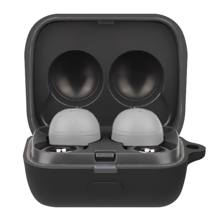 Solid Color Earphone Protective Case For Sony LinkBuds — White