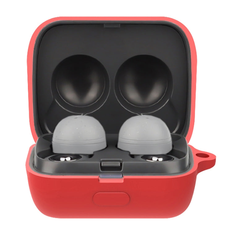 Solid Color Earphone Protective Case For Sony LinkBuds — Pink