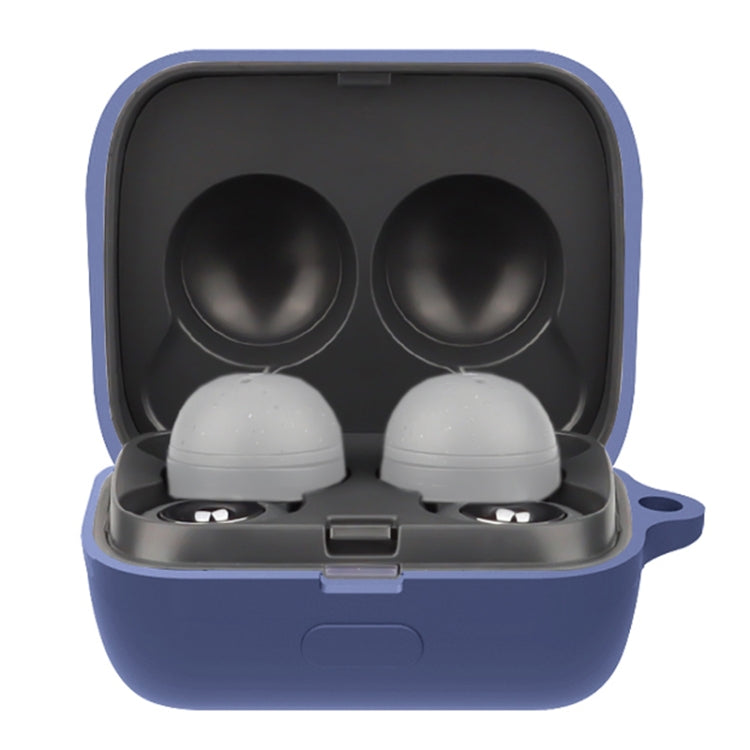 Solid Color Earphone Protective Case For Sony LinkBuds — Matcha Green