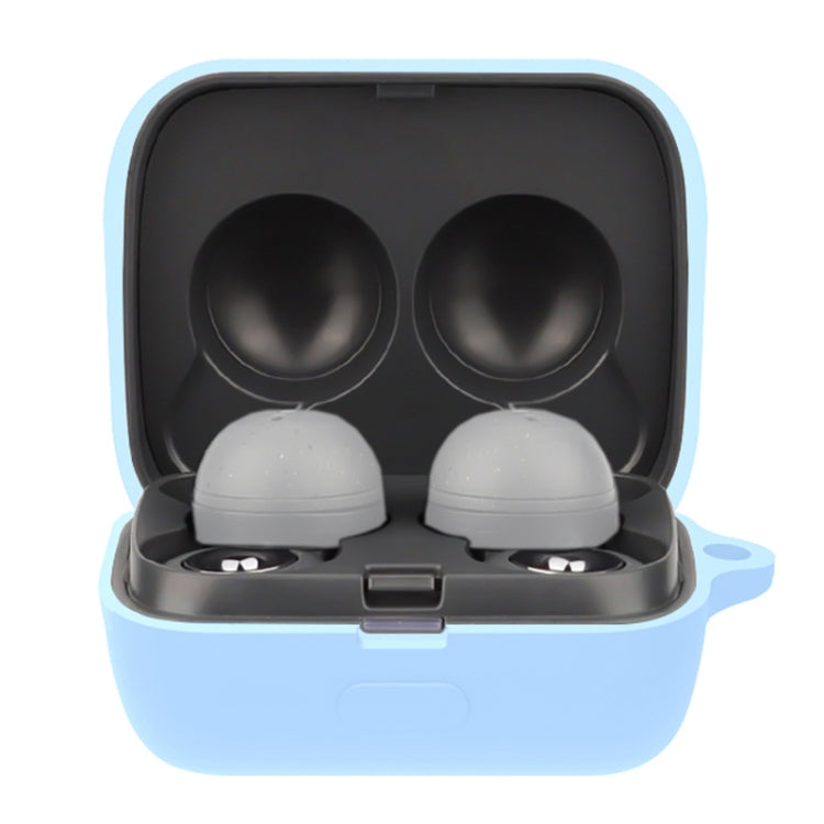 Solid Color Earphone Protective Case For Sony LinkBuds — Dark Green