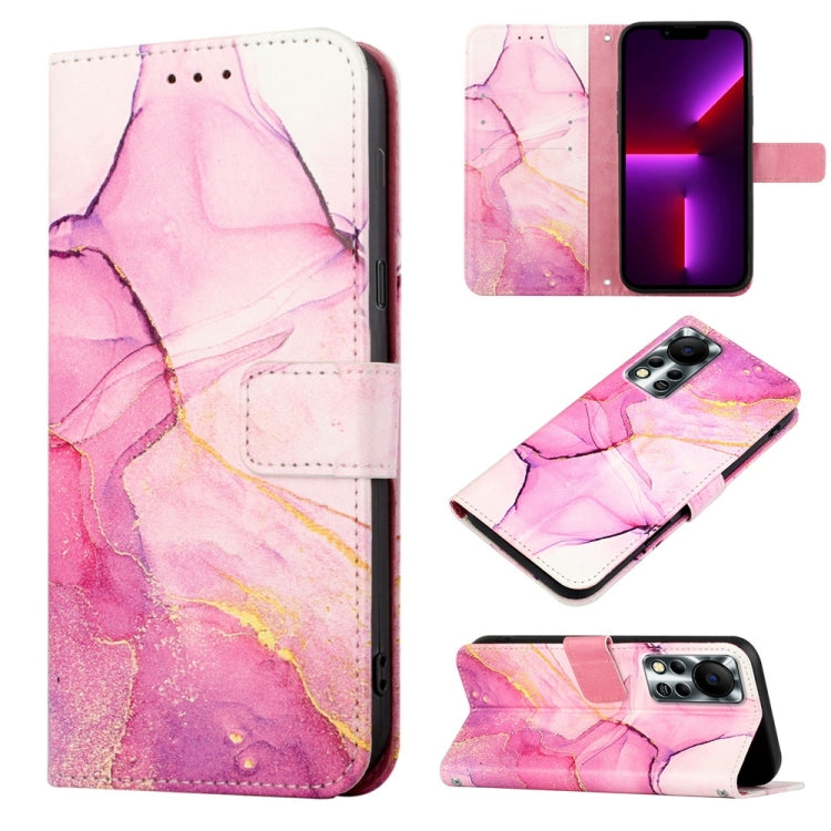 PT003 Marble Pattern Flip Leather Phone Case