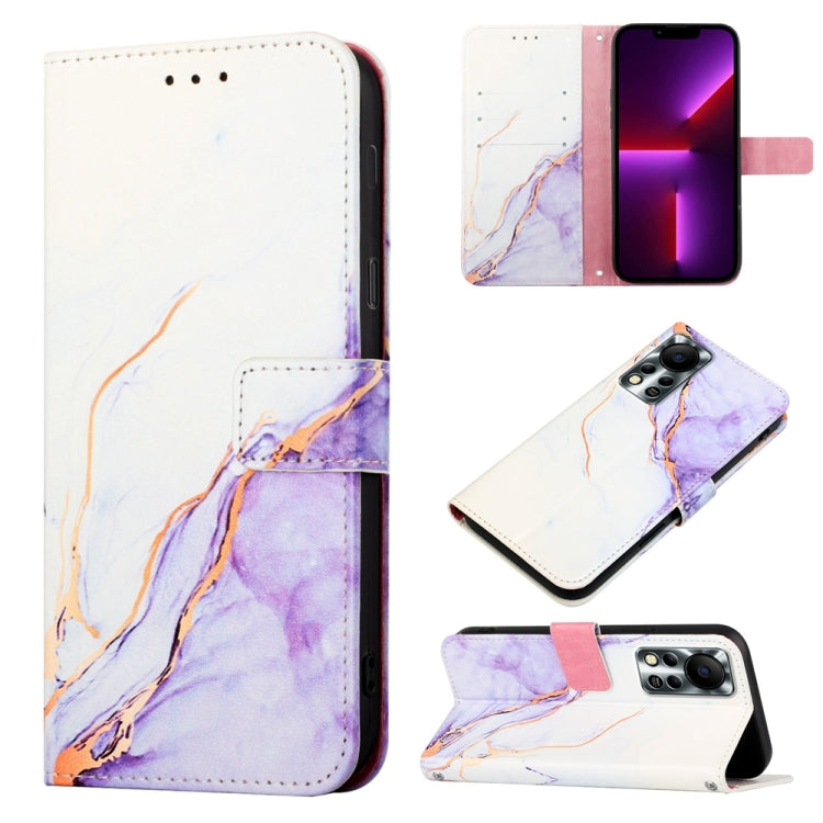 PT003 Marble Pattern Flip Leather Phone Case