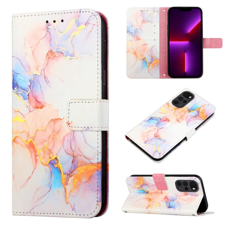 PT003 Marble Pattern Flip Leather Phone Case