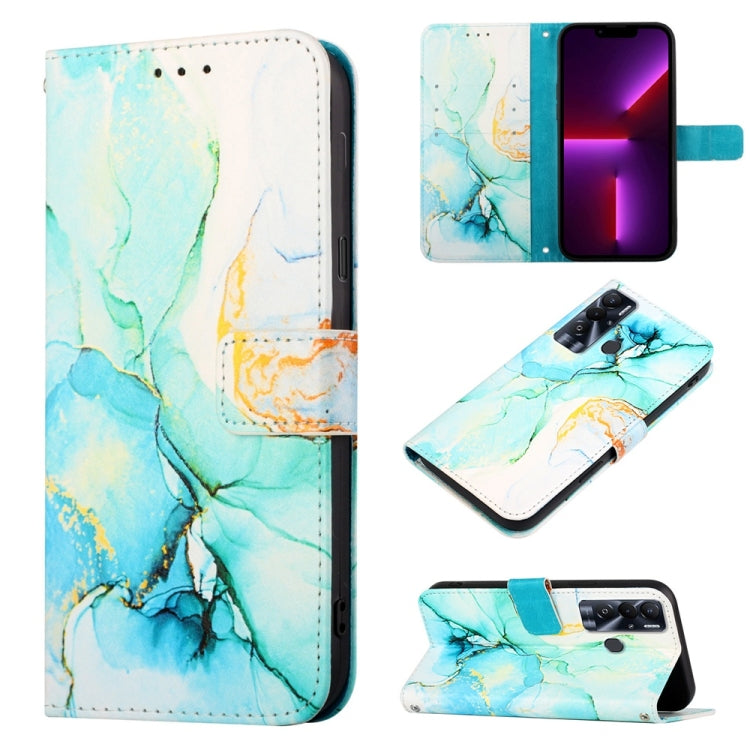 PT003 Marble Pattern Flip Leather Phone Case