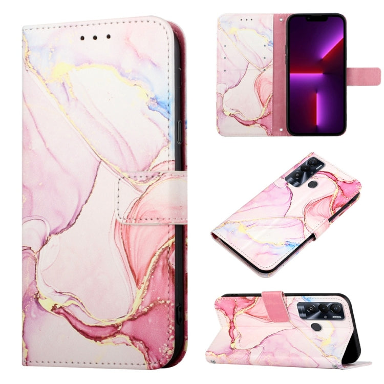 PT003 Marble Pattern Flip Leather Phone Case