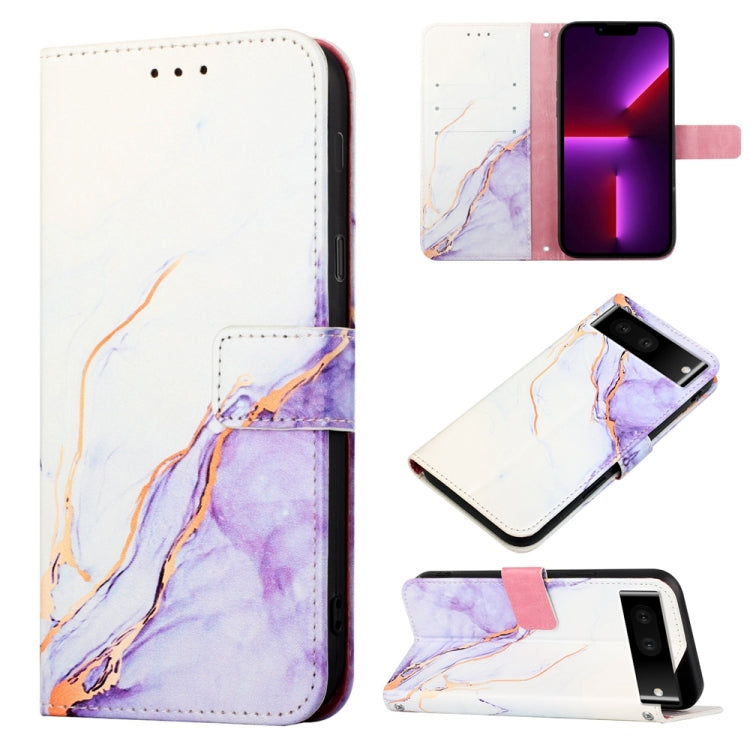 PT003 Marble Pattern Flip Leather Phone Case