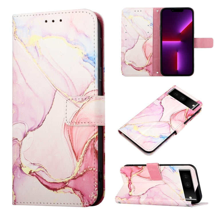 PT003 Marble Pattern Flip Leather Phone Case