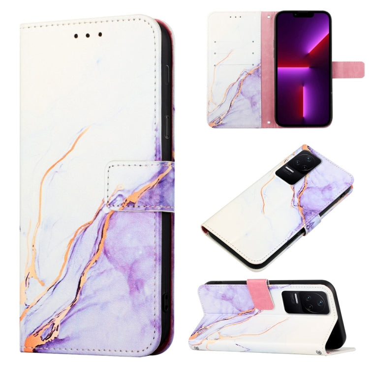 PT003 Marble Pattern Flip Leather Phone Case