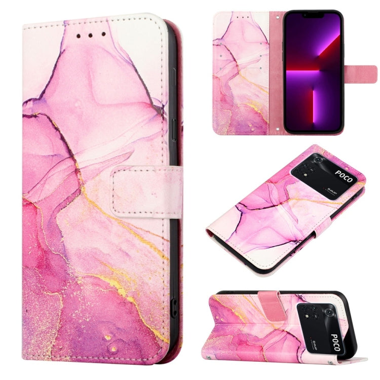 PT003 Marble Pattern Flip Leather Phone Case