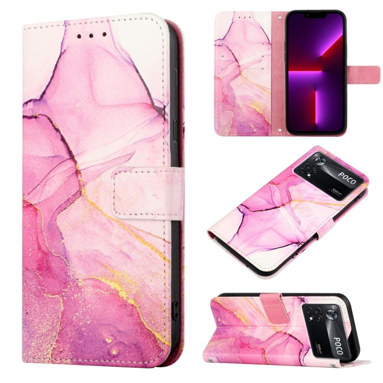 PT003 Marble Pattern Flip Leather Phone Case