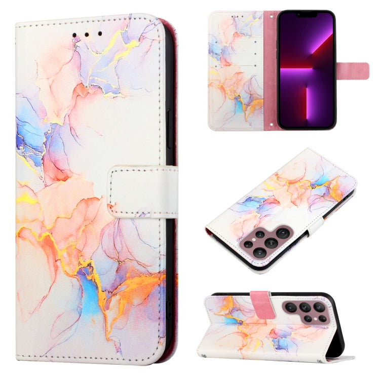 PT003 Marble Pattern Flip Leather Phone Case