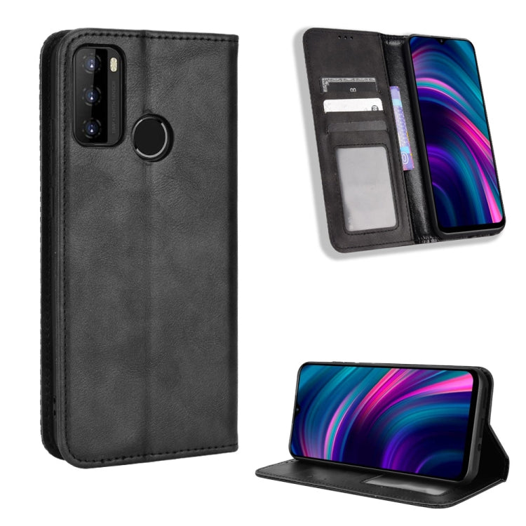 Magnetic Buckle Retro Texture Leather Phone Case