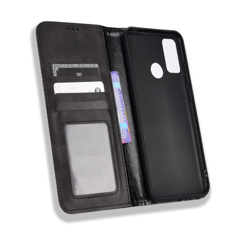 Magnetic Buckle Retro Texture Leather Phone Case