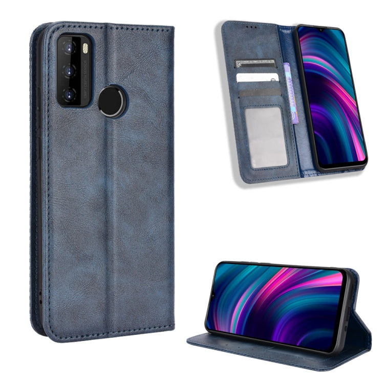 Magnetic Buckle Retro Texture Leather Phone Case