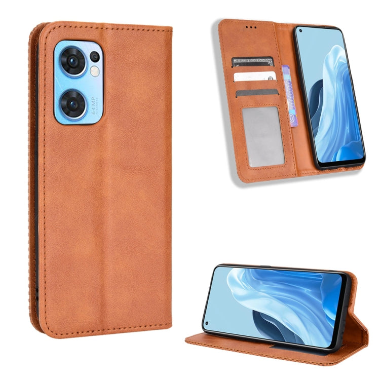 Magnetic Buckle Retro Texture Leather Phone Case