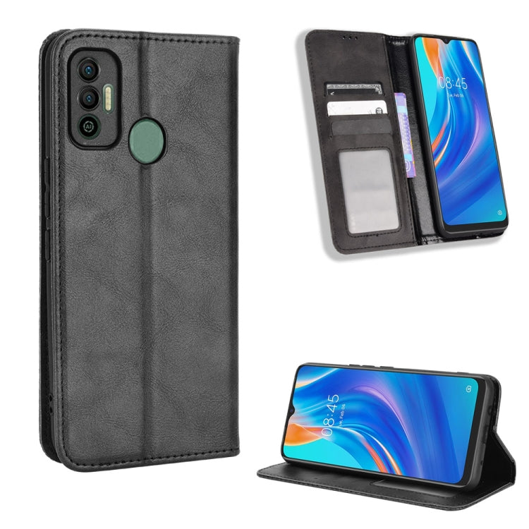 Magnetic Buckle Retro Texture Leather Phone Case