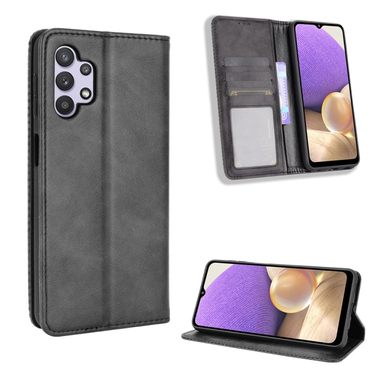 Magnetic Buckle Retro Texture Leather Phone Case