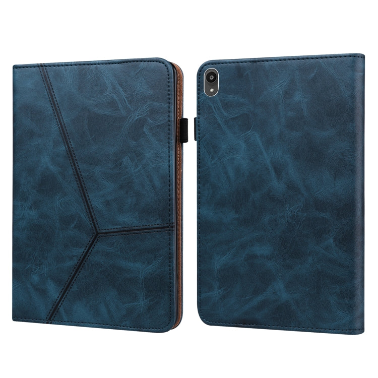 Solid Color Embossed Striped Leather Case — view 18