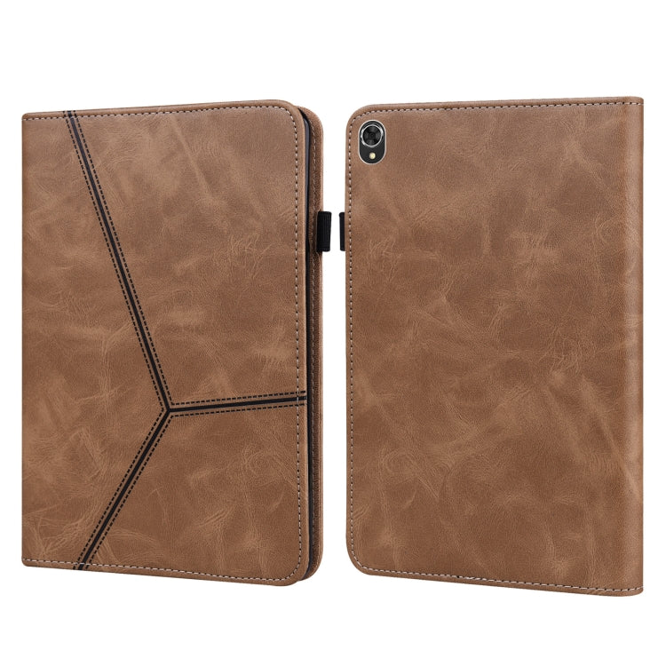 Solid Color Embossed Striped Leather Case — view 27