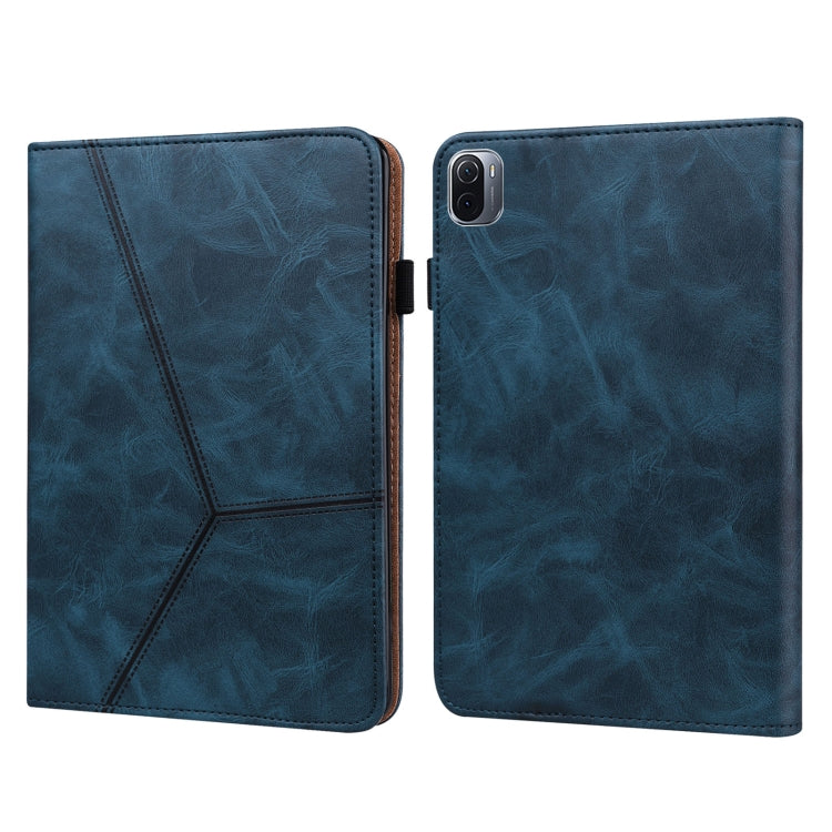 Solid Color Embossed Striped Leather Case — Green