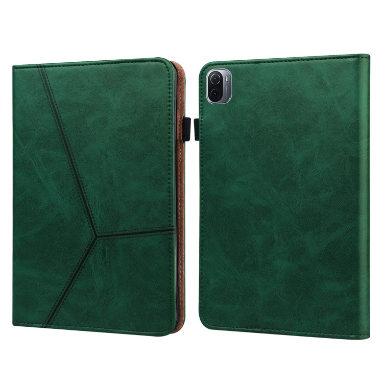 Solid Color Embossed Striped Leather Case — view 10