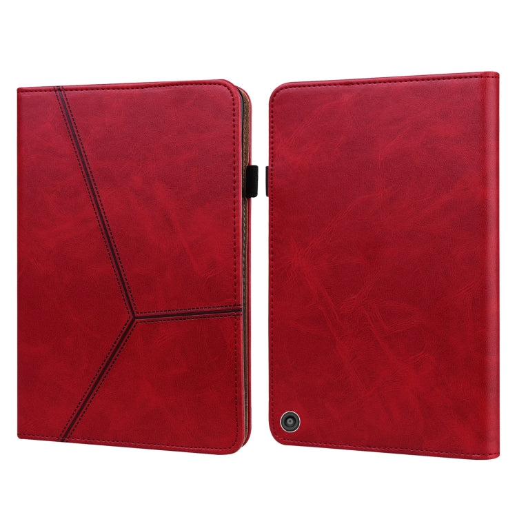 Solid Color Embossed Striped Leather Case — view 14