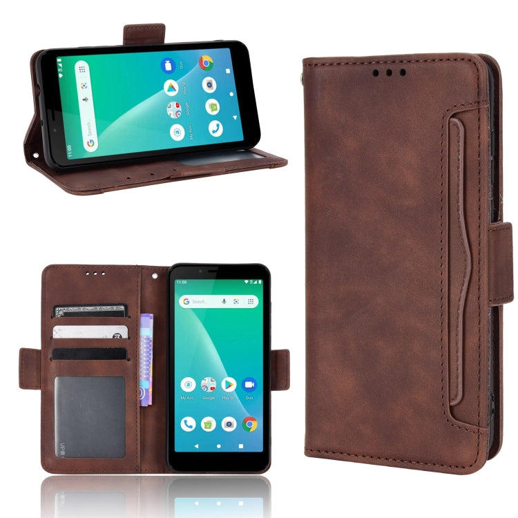 Skin Feel Calf Pattern Leather Phone Case
