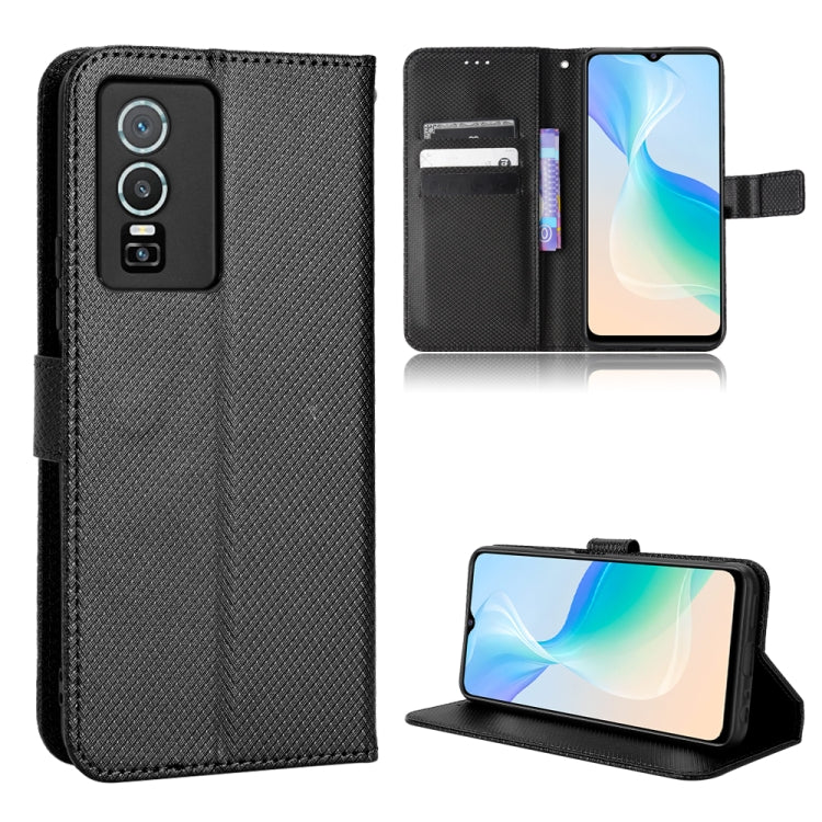 Diamond Texture Leather Phone Case