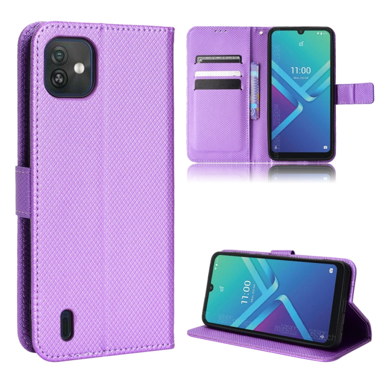Diamond Texture Leather Phone Case