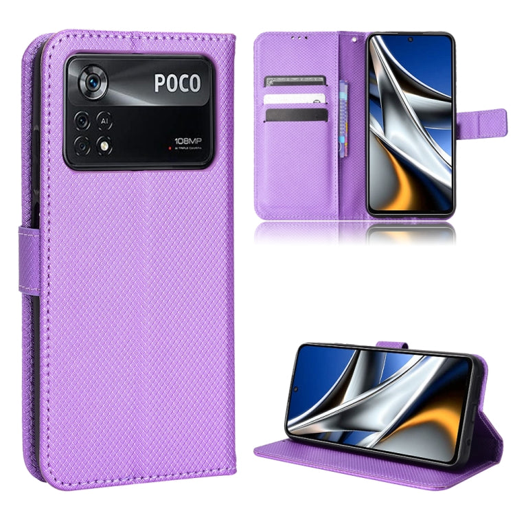 Diamond Texture Leather Phone Case