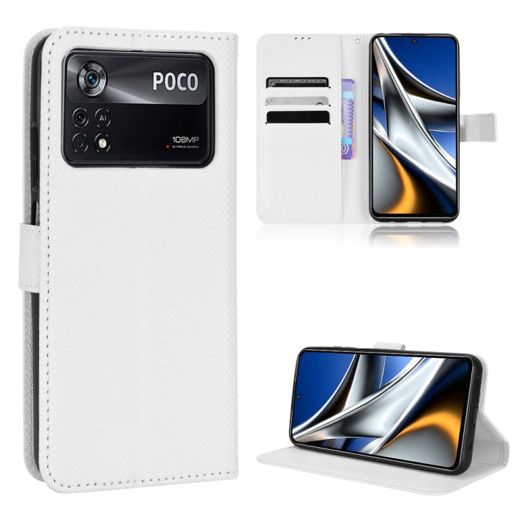 Diamond Texture Leather Phone Case