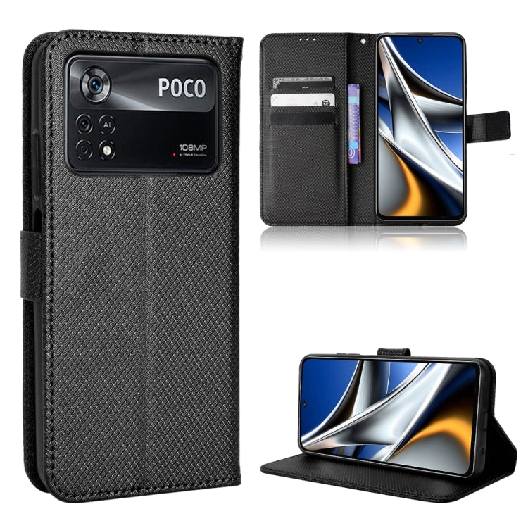 Diamond Texture Leather Phone Case