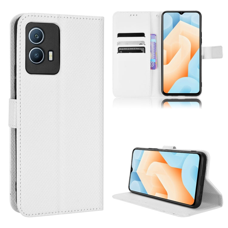Diamond Texture Leather Phone Case — For UMIDIGI Bison Pro