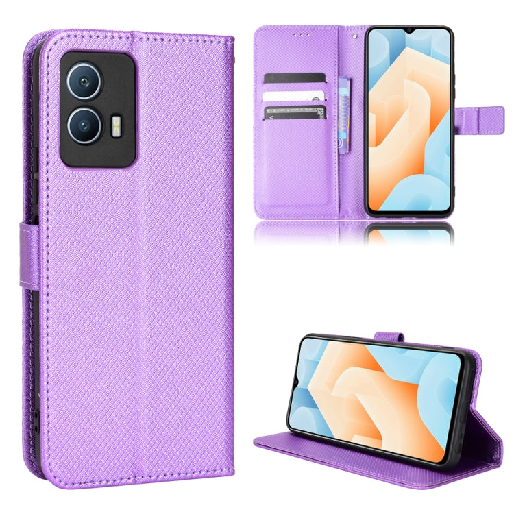 Diamond Texture Leather Phone Case
