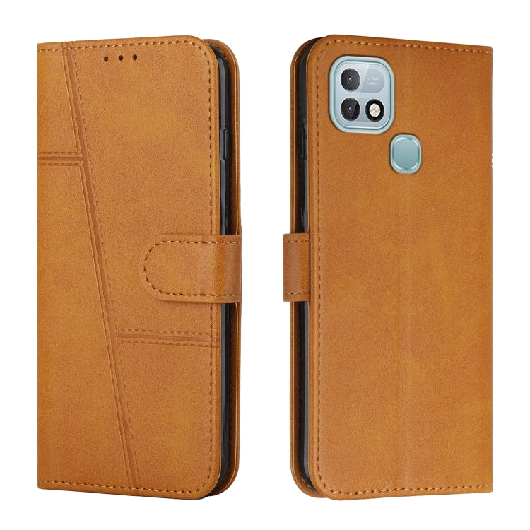 Stitching Calf Texture Buckle Leather Phone Case — view 18