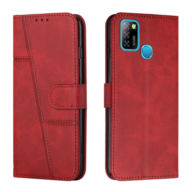 Stitching Calf Texture Buckle Leather Phone Case — view 21