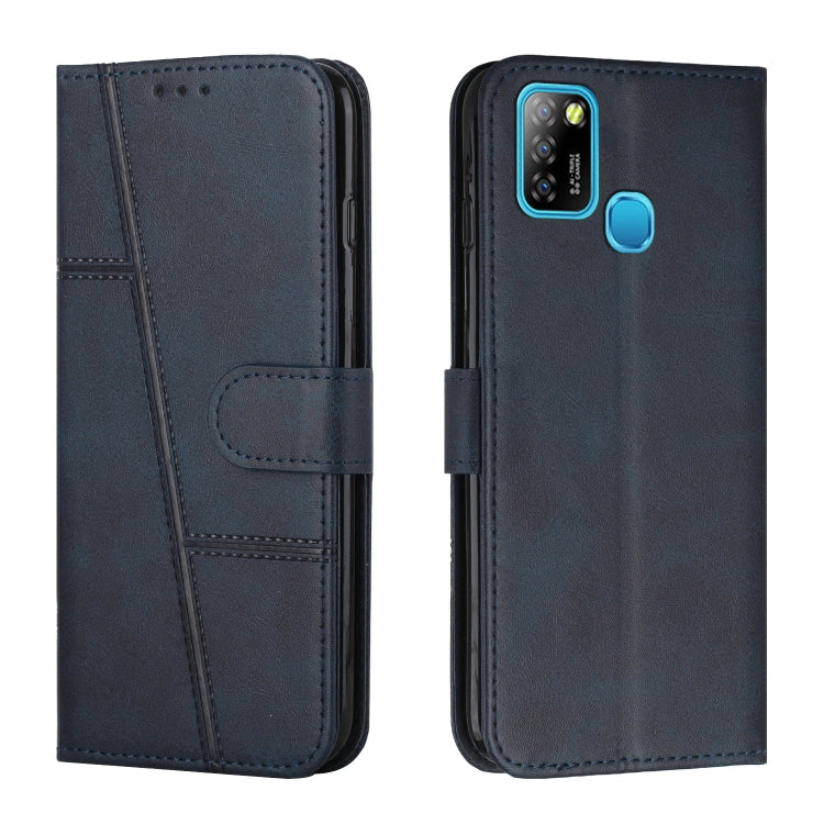 Stitching Calf Texture Buckle Leather Phone Case — view 22