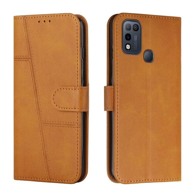 Stitching Calf Texture Buckle Leather Phone Case — view 30