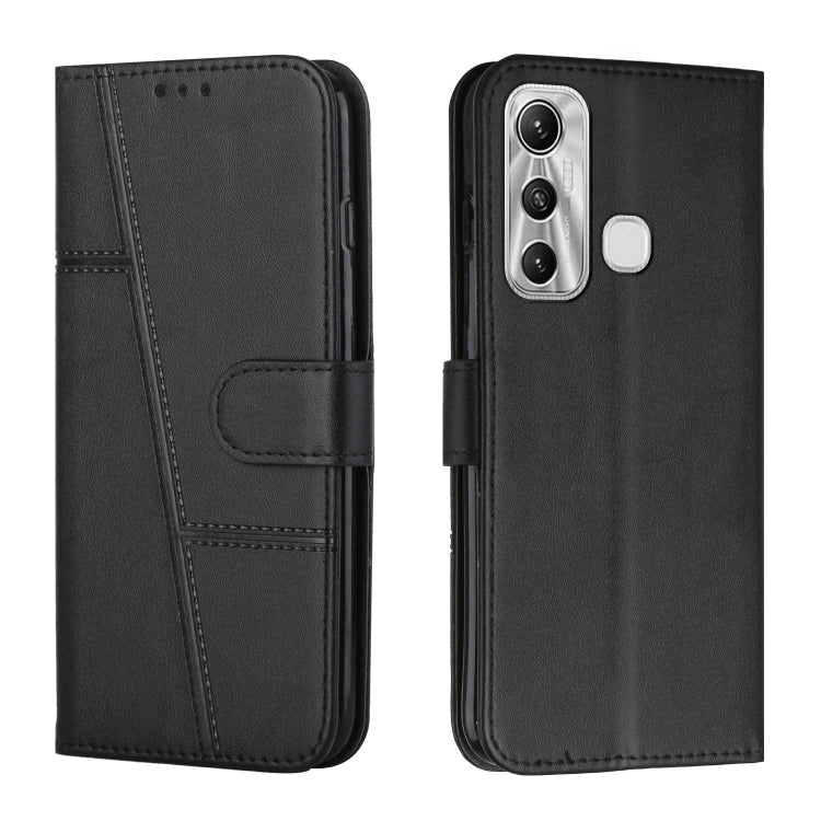 Stitching Calf Texture Buckle Leather Phone Case — view 31