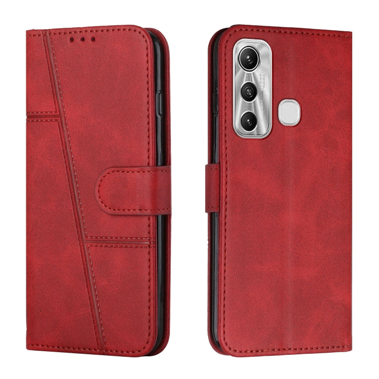 Stitching Calf Texture Buckle Leather Phone Case — view 33
