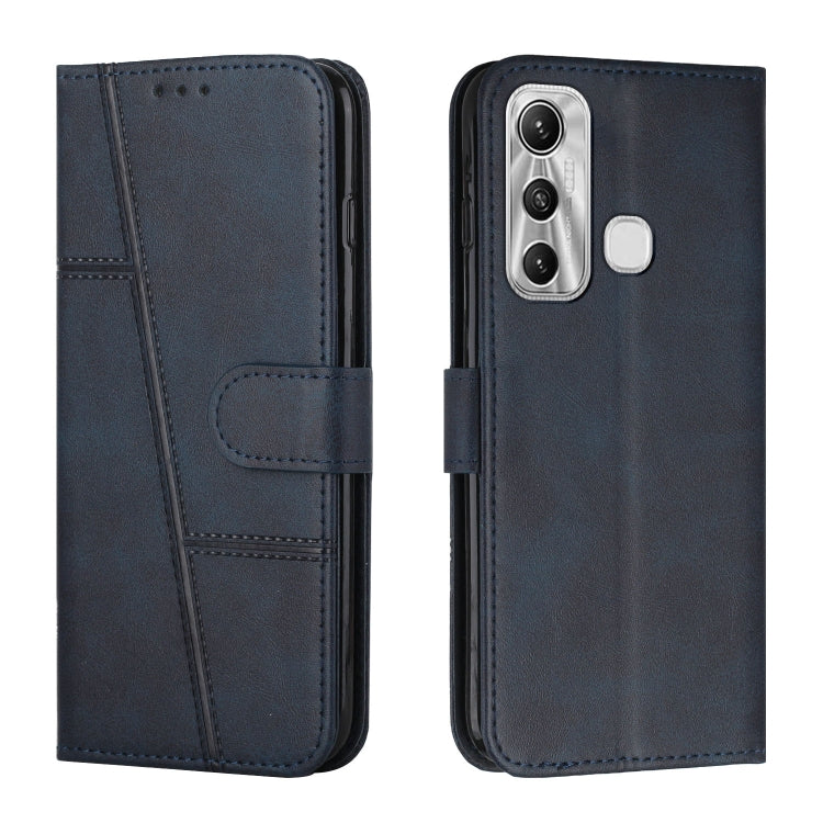 Stitching Calf Texture Buckle Leather Phone Case — view 34
