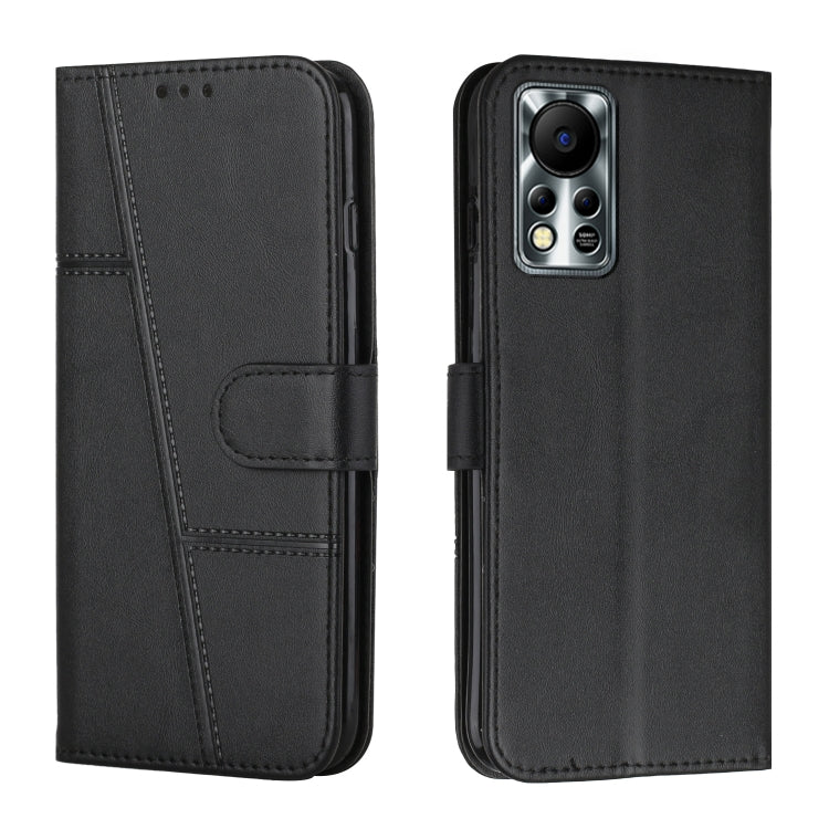 Stitching Calf Texture Buckle Leather Phone Case — view 37