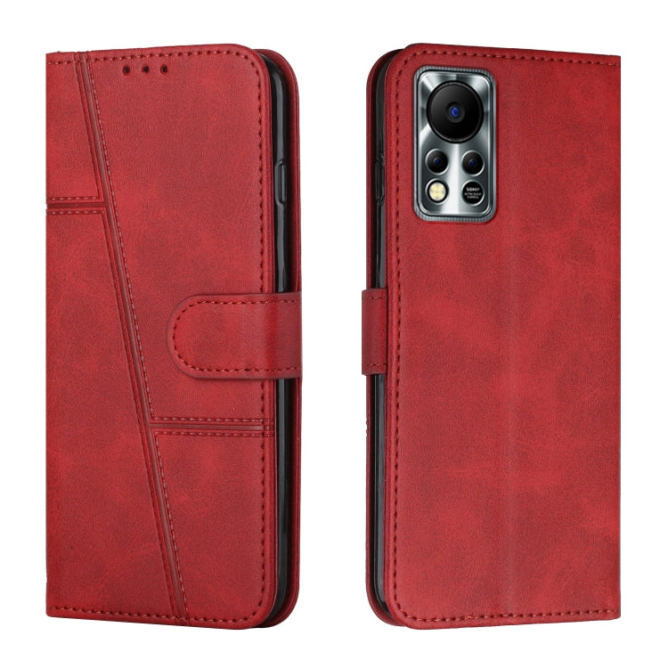 Stitching Calf Texture Buckle Leather Phone Case — view 39