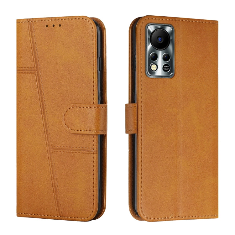 Stitching Calf Texture Buckle Leather Phone Case — view 42