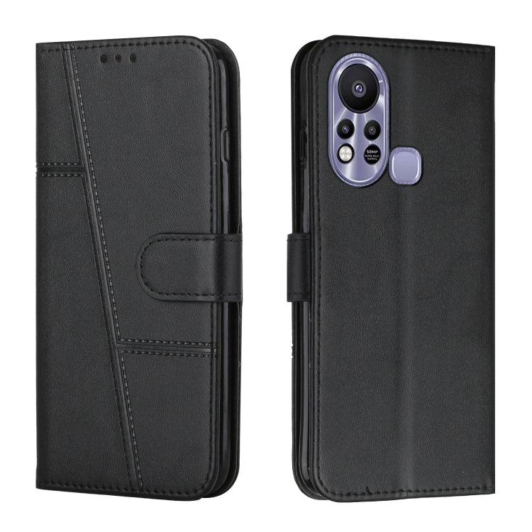 Stitching Calf Texture Buckle Leather Phone Case — view 43